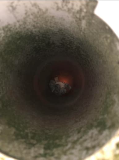 Sewer scope finding — what not to flush